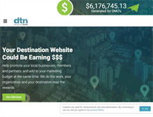 Tablet Screenshot of destinationtravelnetwork.com